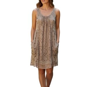 A'Reve Areva Floral Lave Boho Sleeveless Dress